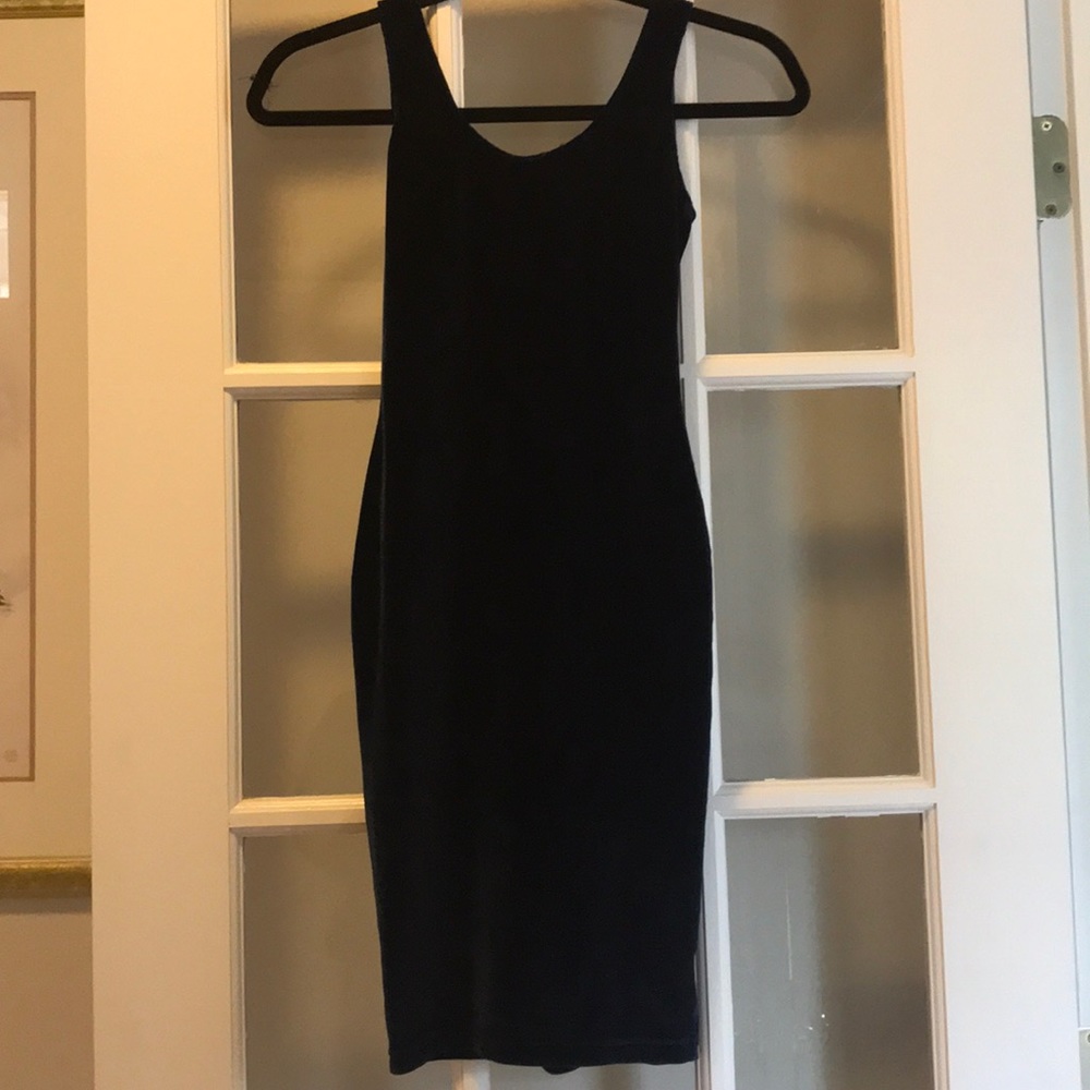 Dark Blue Velvet Mini